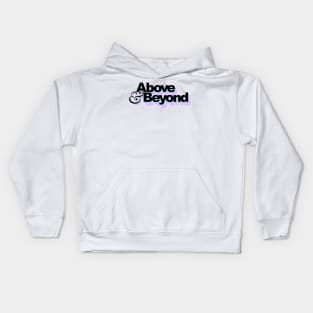 Retro Above & Beyond Style Kids Hoodie